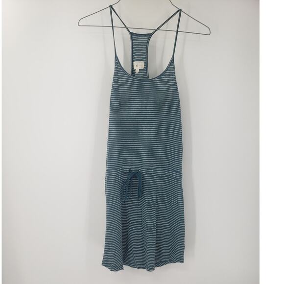 Lou & Grey Dresses & Skirts - LOU & GREY Striped Linen Blend Spaghetti Strap Dress Womens Size Extra Small XS